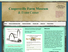Tablet Screenshot of coopersvillefarmmuseum.org